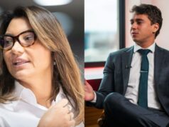 Nikolas critica campanha do PT favorável à Janja nas redes: “Imbecil”