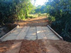 Prefeitura de Rondonópolis | Secretaria de Agricultura realiza manutenção de pontes na zona rural