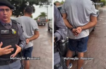 PM prende suspeito de esfaquear homem no trânsito e revela que crime teve motivação passional