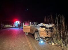 Piloto morre ao ser atingido e arrastado por caminhonete na rodovia MT-208