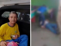Ex-presidiário espanca idoso de 63 anos em bar no interior e deixa vítima sangrando: veja vídeo