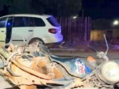 Batida entre carro e motocicleta deixa homem morto após motorista não respeitar sinalização