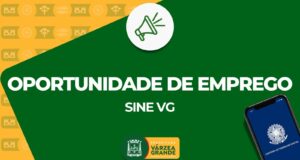 Sine/VG disponibiliza 258 vagas de emprego e reforça chamado à população – Sine/VG disponibiliza 258 vagas de emprego e reforça chamado à população