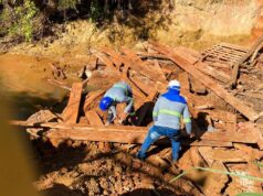 Prefeitura inicia reconstrução de ponte entre Monte Castelo e Vila Operária