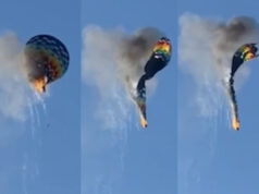 Em nota, empresa do balão que caiu em SC diz que cumpre normas da Anac