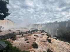 Cataratas do Iguaçu têm vazão acima da média após forte chuva. Vídeo