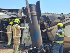 Israel divulga imagem de foguete que afirma ter sido lançado pelo Irã