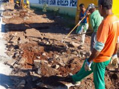 Mais de 20 bairros recebem melhorias nesta semana em Várzea Grande