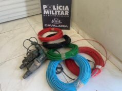 PM prende homem por furto de fiação elétrica no Parque Novo Mato Grosso; comparsa foge para mata