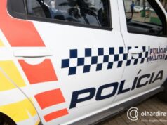 Homem é preso pela PM por agredir companheira com socos, empurrões, tapas no rosto e tentativa de enforcamento