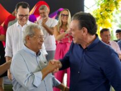 Em jantar reservado, Jayme e Fávaro deixam aliança eleitoral no radar para 2026