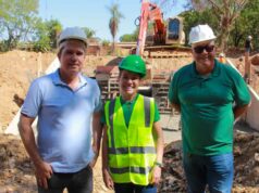 Sábado foi de agenda externa com visitas às principais obras em andamento