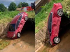 Vídeo. Adolescentes “roubam” carro da mãe e atropelam motociclista