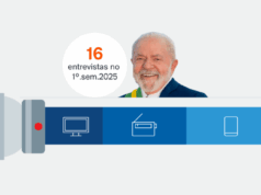 Lula reduz número de entrevistas no 1º semestre de 2025