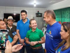 Prefeita Flávia participa de mutirão social no Parque do Lago