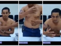 Bandido preso por roubar banco alega que foi torturado por policiais: ‘bateram e me afogaram’; veja vídeo