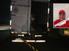 Motorista encontrado morto dentro do baú do próprio caminhão foi estrangulado com fio
