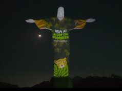 Cristo Redentor ganha iluminação que marca 100 dias para COP30. Vídeo