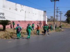 Serviços de zeladoria chegam a 27 locais nesta segunda-feira (25)