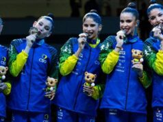 Brasil conquista a medalha de prata no Mundial de ginástica rítmica