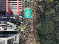 Sem Bolsonaro, ato da direita reúne 57.600 na Paulista
