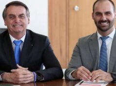 PF aponta estratégia de ataque ao STF entre Eduardo e Bolsonaro