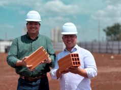 Prefeitura de Rondonópolis | Prefeito enfatiza obra do Sicredi e aponta novo momento para Rondonópolis