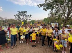 CAPS promove caminhada em conscientização ao Setembro Amarelo