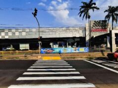 Novo semáforo em funcionamento na Avenida da FEB – Novo semáforo em funcionamento na Avenida da FEB