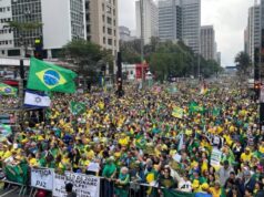Malafaia faz ato em defesa da anistia na av. Paulista