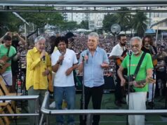 Gil, Chico e Caetano puxam ato contra PEC da Blindagem em Copacabana