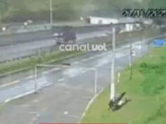 Ônibus com torcida do Flamengo tomba a caminho da Argentina e deixa 16 feridos