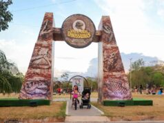 “Vale dos Dinossauros” encanta famílias no Parque Bernardo Berneck com entrada gratuita em Várzea Grande – “Vale dos Dinossauros” encanta famílias no Parque Bernardo Berneck com entrada gratuita em Várzea Grande