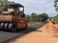 Rua 21 de Abril recebe pavimentação asfáltica no Jardim Glória – Rua 21 de Abril recebe pavimentação asfáltica no Jardim Glória