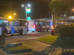 Na faixa: criança morre atropelada por ônibus em Florianópolis