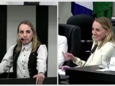 Katiuscia se desculpa por gesto obsceno em plenário, chora, mas rebate: “isso não me faz sentir menos cristã”; veja vídeo