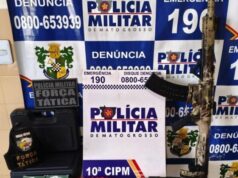 Falso CAC é preso transportando armas irregulares e mais de 500 munições em MT
