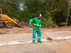 Prefeitura intensifica limpeza na Avenida Dr. Paraná e reforça pedido de colaboração aos moradores do Cristo Rei – Prefeitura intensifica limpeza na Avenida Dr. Paraná e reforça pedido de colaboração aos moradores do Cristo Rei