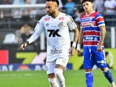 Neymar volta a jogar, Santos melhora e arranca empate com Fortaleza