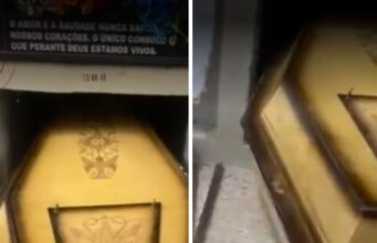 sepultamento atrasa após caixão não caber em gaveta