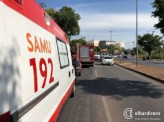 Homem em situação de rua fica ferido após ser atingido com garrafa de vidro na cabeça em Cuiabá