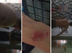 Vídeo mostra ex-companheira batendo em militar da Marinha com pedaço de pau e sendo agredida com chute e soco