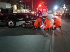 Mulher morre após colidir moto contra caminhão guincho na Avenida Beira Rio