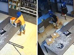 Trio arromba porta e “faz limpa” em loja de eletrônicos no Nortão: veja vídeo