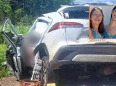 Mãe e filha morrem em batida frontal entre Toyata Cross e carreta na BR-070