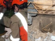 Criança de 11 anos tem perna perfurada por treliça metálica enquanto brincava em local de obra