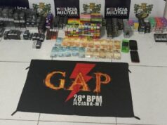 Polícia prende dupla e apreende 397 cigarros eletrônicos contrabandeados