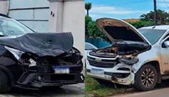 Colisão entre S10 e carro de passeio deixa dois feridos no interior de MT
