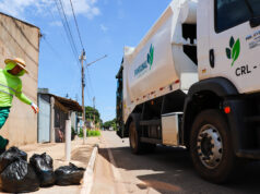 Prefeita acompanha serviço, conversa com trabalhadores e garante regularidade da coleta de lixo em Várzea Grande – Prefeita acompanha serviço, conversa com trabalhadores e garante regularidade da coleta de lixo em Várzea Grande