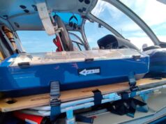 Helicóptero dos bombeiros leva recém-nascida em incubadora pela 1ª vez